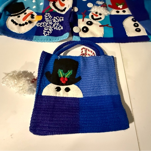 THE Michael Simon Vintage Snowman Cardi! - Picture 6 of 6